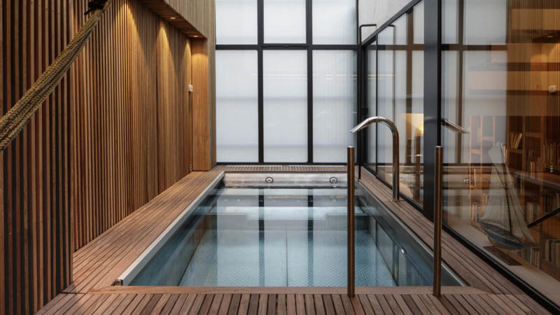 Les tendances de piscine / l’esprit design : DDA Architectes . Photo Joan Bracco