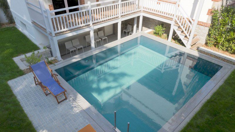 Piscine Liner Gris Anthracite Esprit Piscine