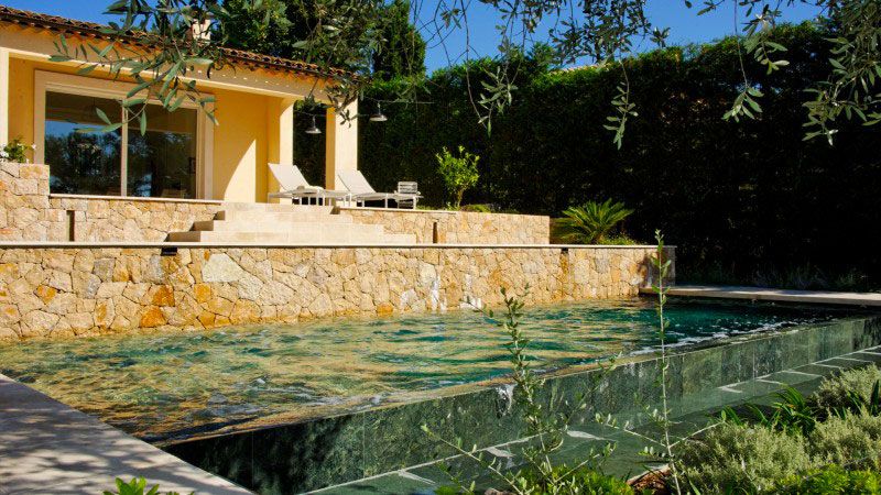 Archives / Piscine et jardins en cascade : Piscine avec cascade