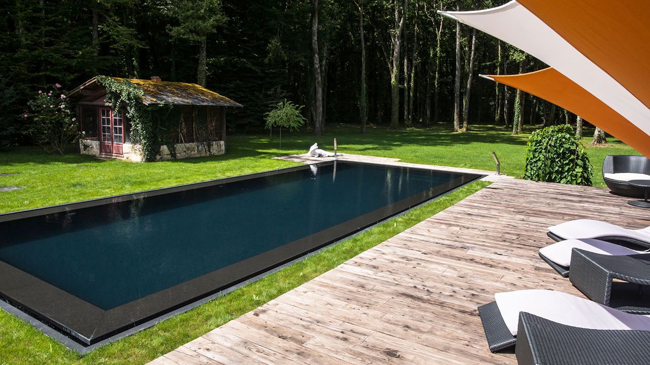 Best Piscine Noir Photos House Design Marcomilonecom