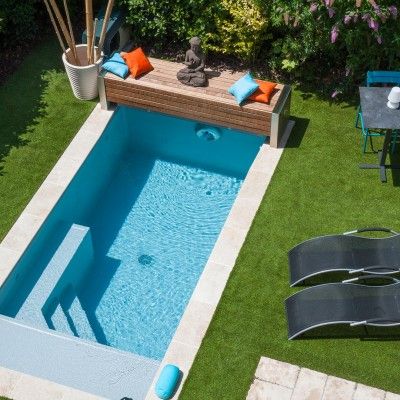 piscine dans le Loir-et-Cher construite par ADH Piscines & Paysages