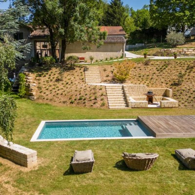 construction de piscine Boucher Piscines &  Paysages dans le 38