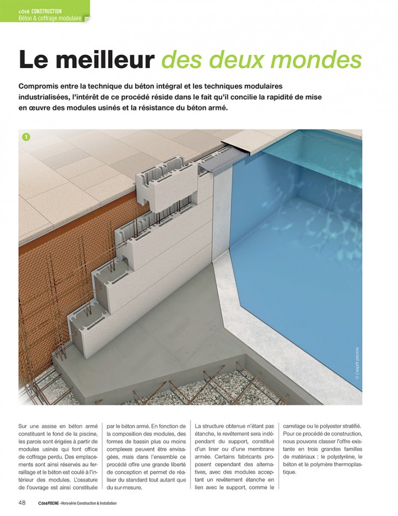 / Piscine béton : procédé de construction : guide piscine page 1