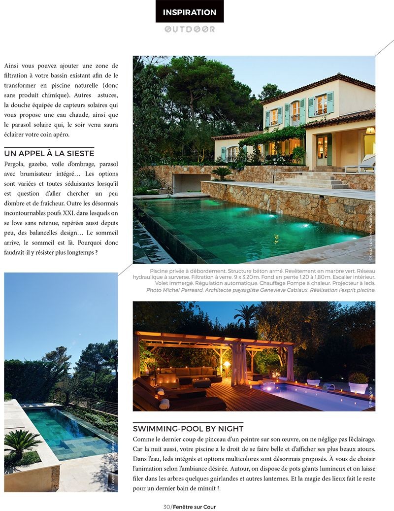 Autour de la piscine piscine belle maison 