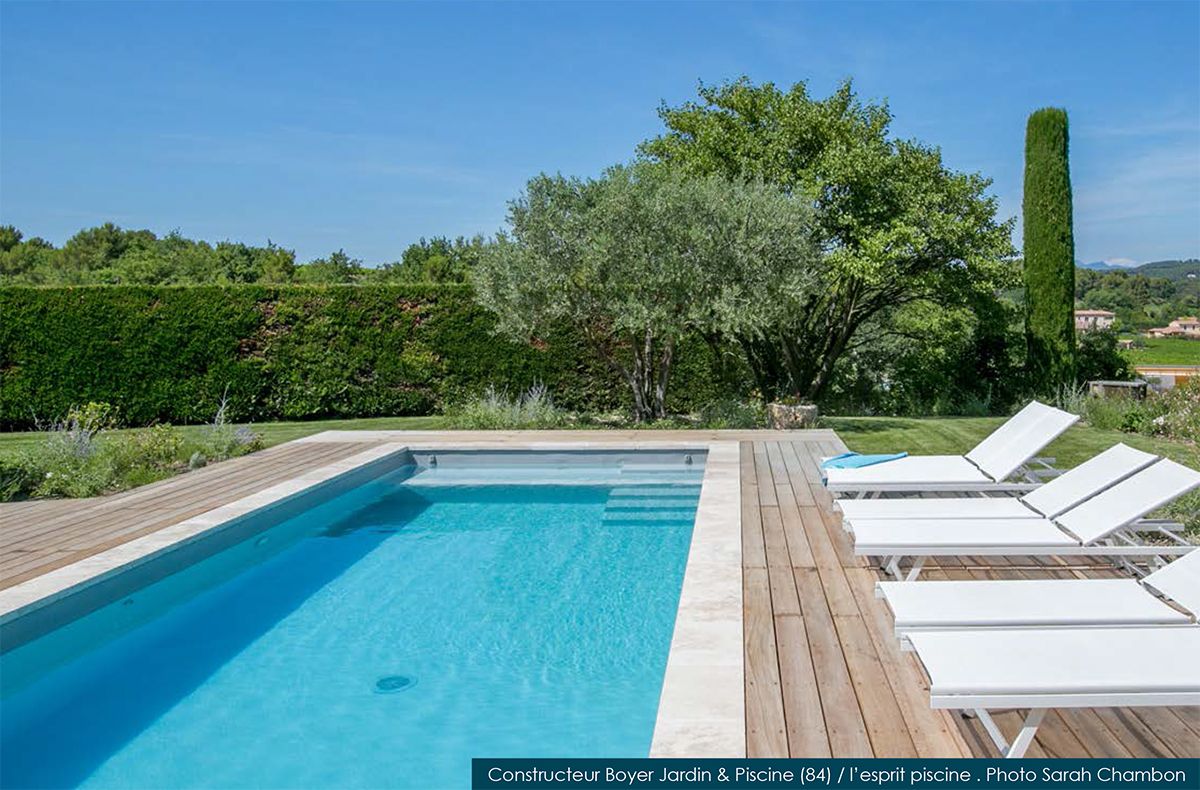 boyer piscine jardin