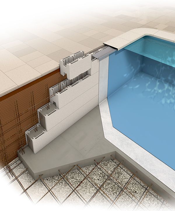 structure beton piscine