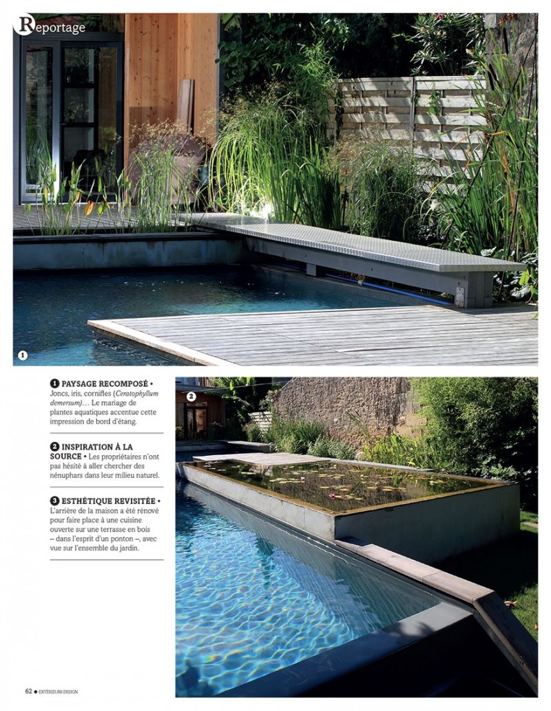 / Jardin aquatique : jardin petite piscine