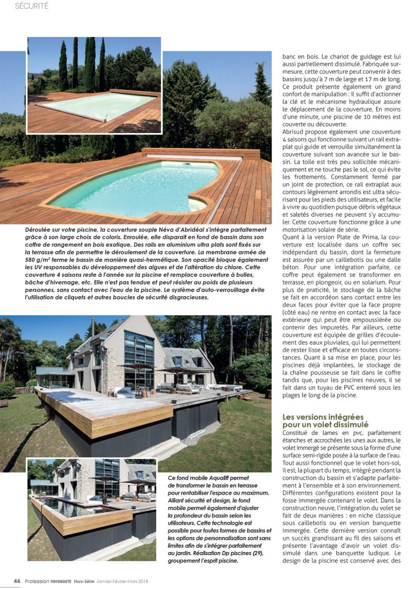La sécurité du bassin en toute discrétion ! piscine en securite 