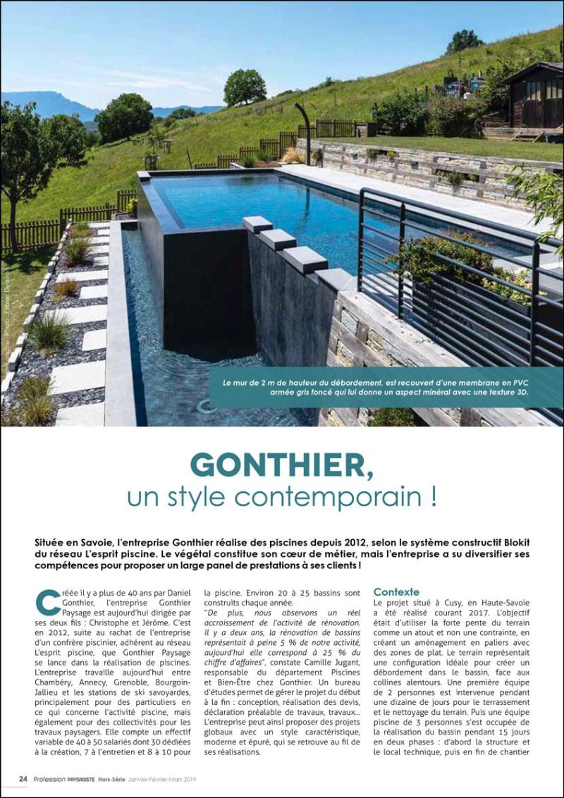 / Gonthier piscines, un style contemporain : Gonthier piscines style contemporain 2