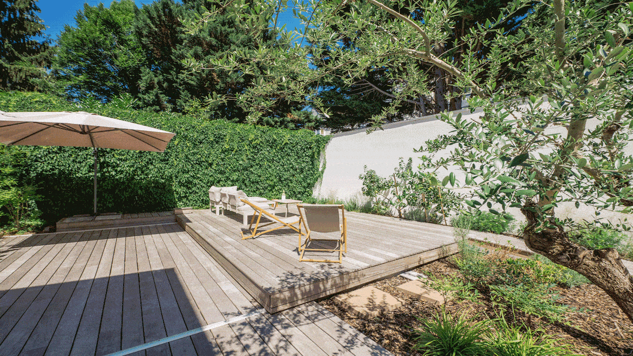 Trésor caché piscine terrasse mobile bois citadine gif esprit piscine 20221 Piscine avec terrasse mobile Gris clair 