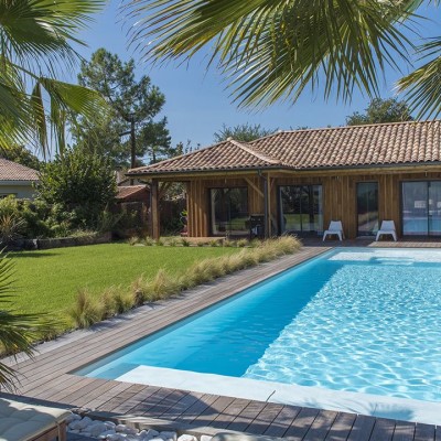 construction piscine Biscarrosse