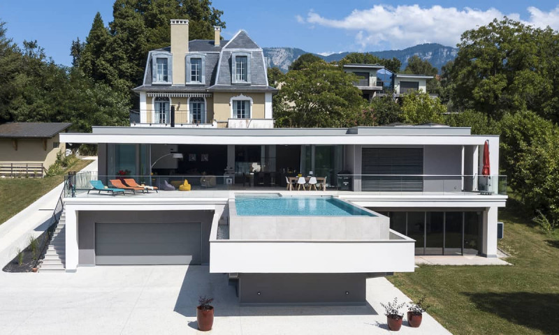 Piscine à débordement  Trophée d’Argent 2024 de la piscine d’exception