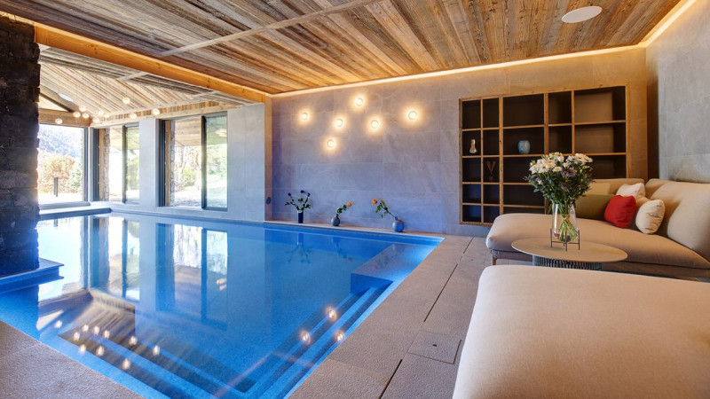 Gîtes & Chambres d'hôtes 3D Gris béton / Chalet Ménor – Méribel (73) : constructeur piscine collective gite chalet montagne trophee 03