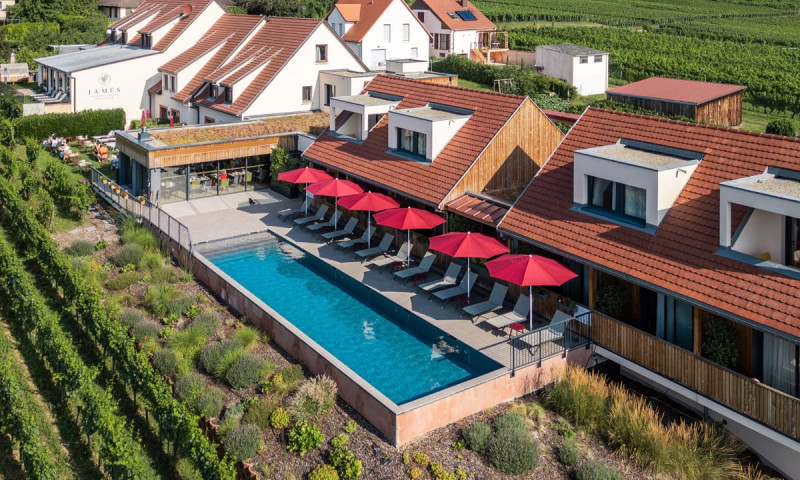 Hôtels & Spas Gris anthracite  James Vignobles Hôtel Eguisheim (68)