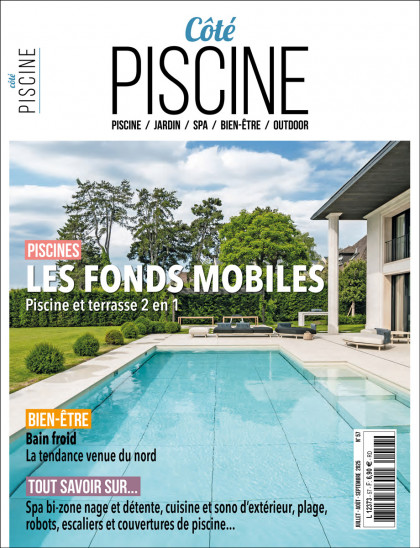 Piscine à fond mobile, la terrasse en plus